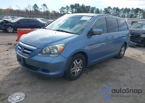 2007 Honda Odyssey Ex-L z USA, uszkodzony, nr VIN 5FNRL38717B008315